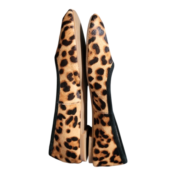 Madewell Reid Ballet Flat in Leopard‎ Calf Hair Sz 7 - Picture 7 of 11